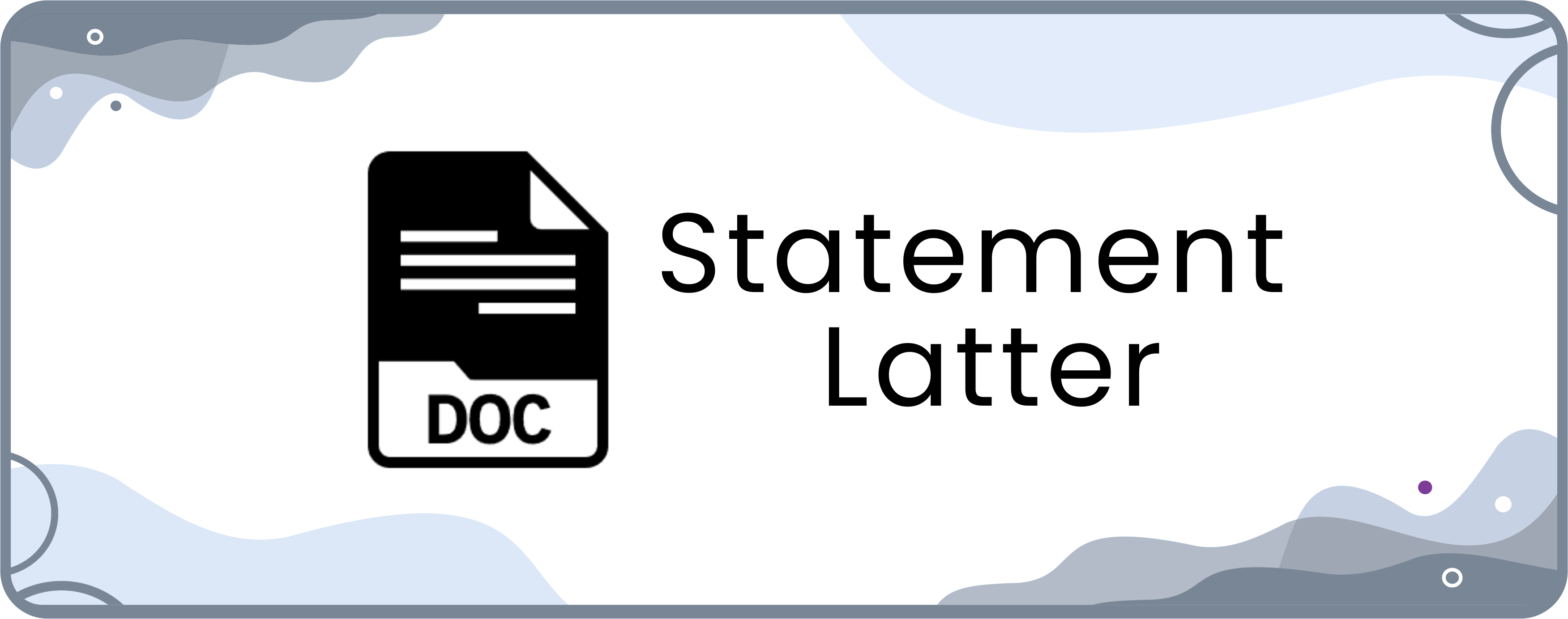 Statement Letter