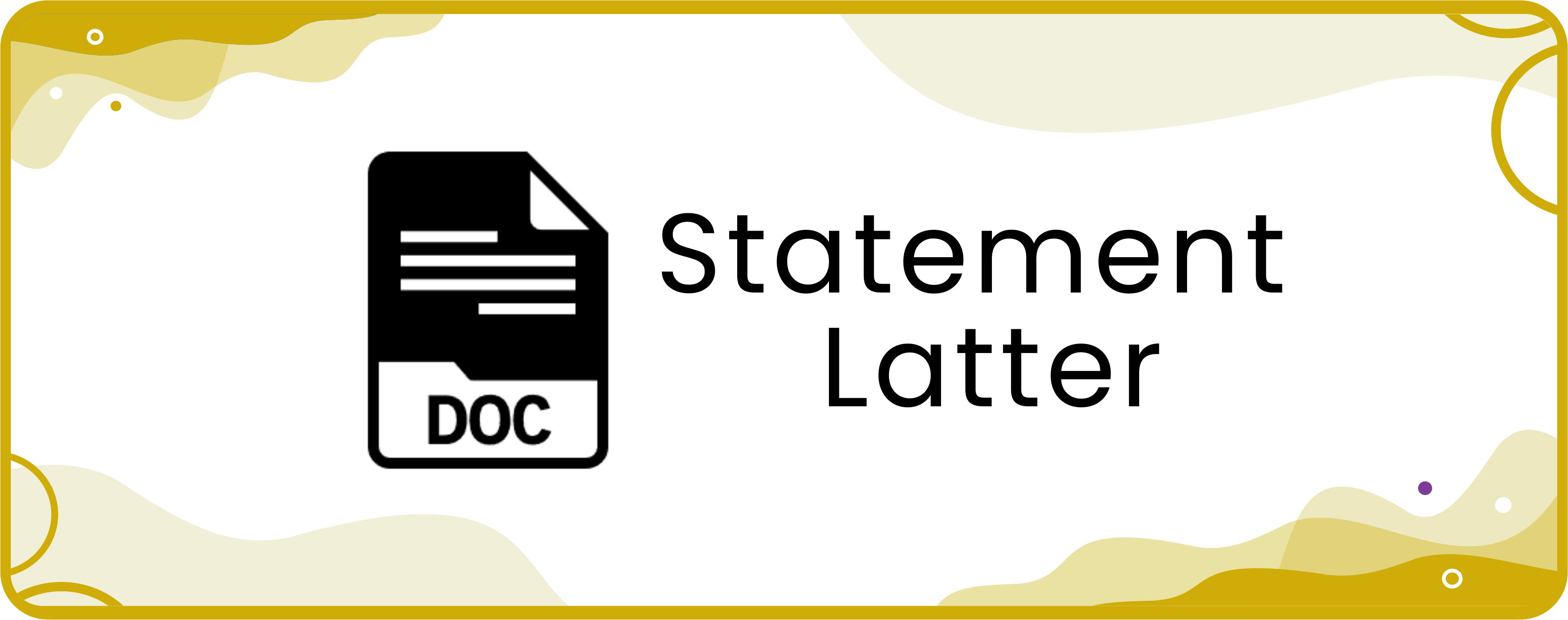 Statement Letter