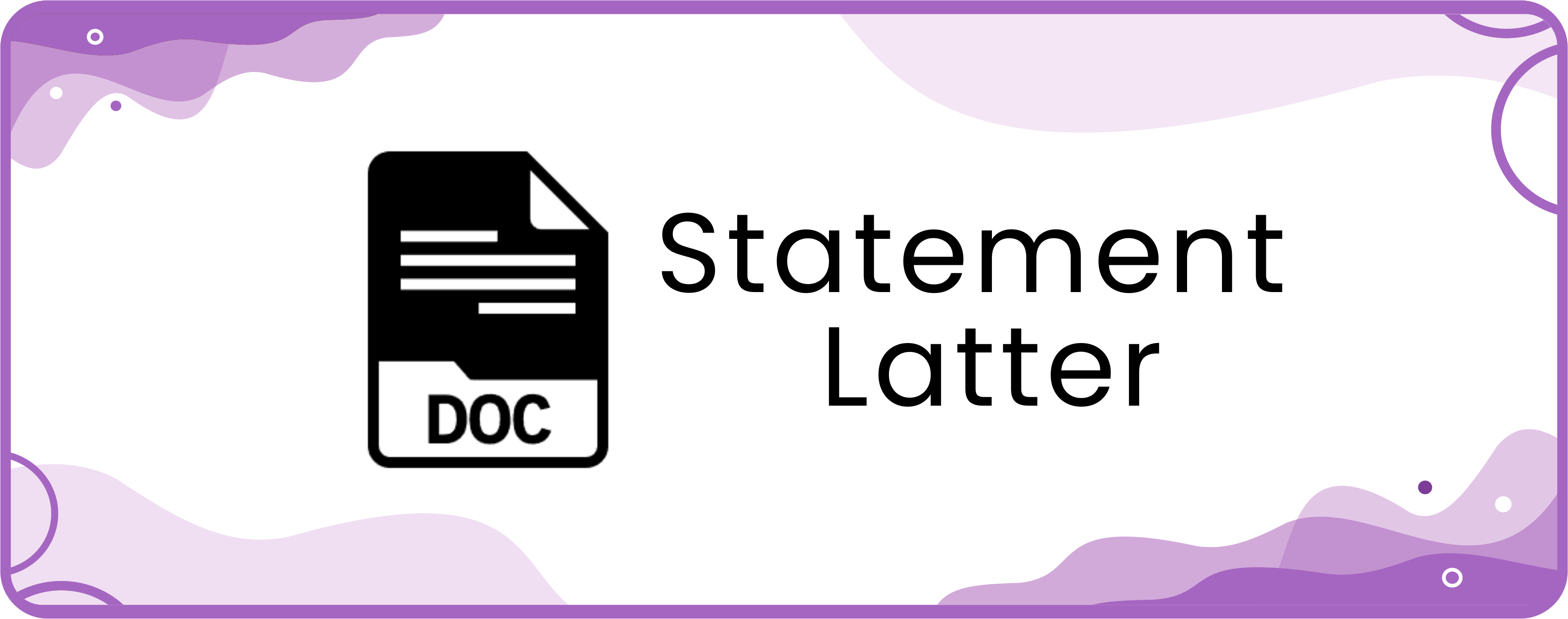 Statement Letter