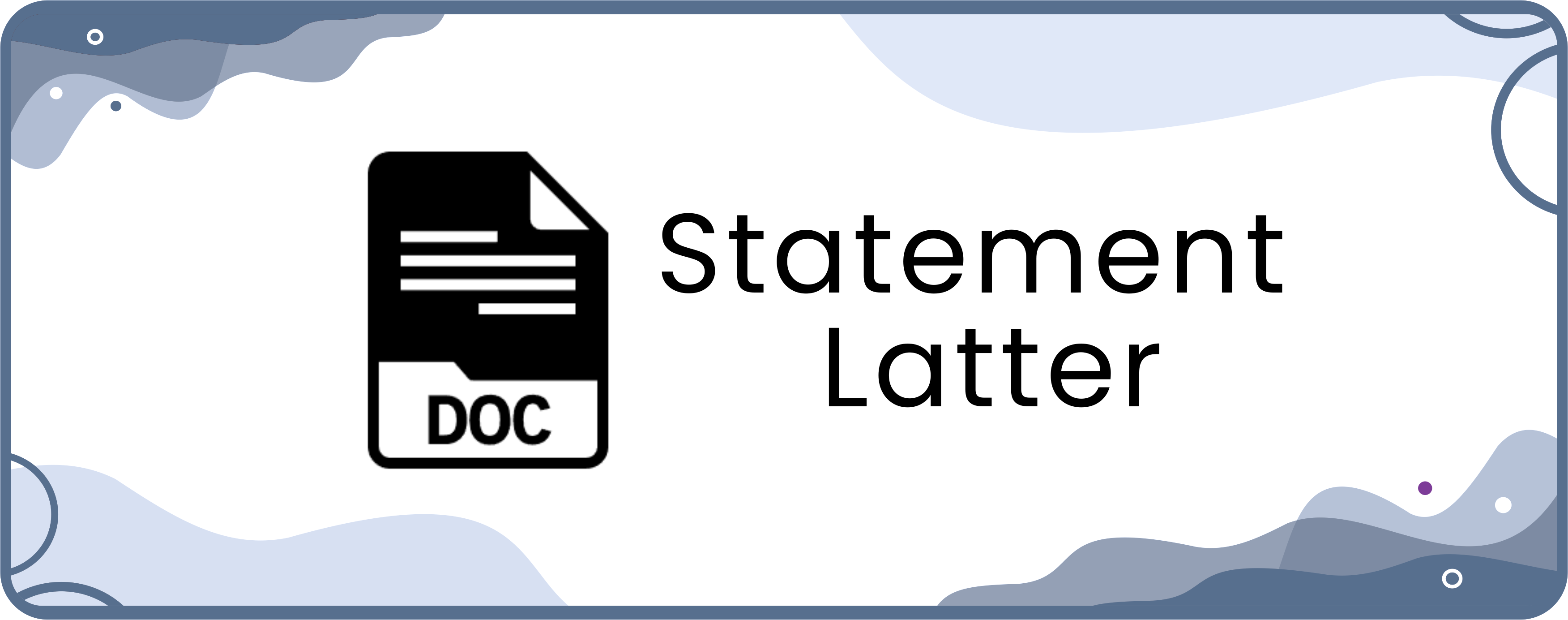 Statement Letter