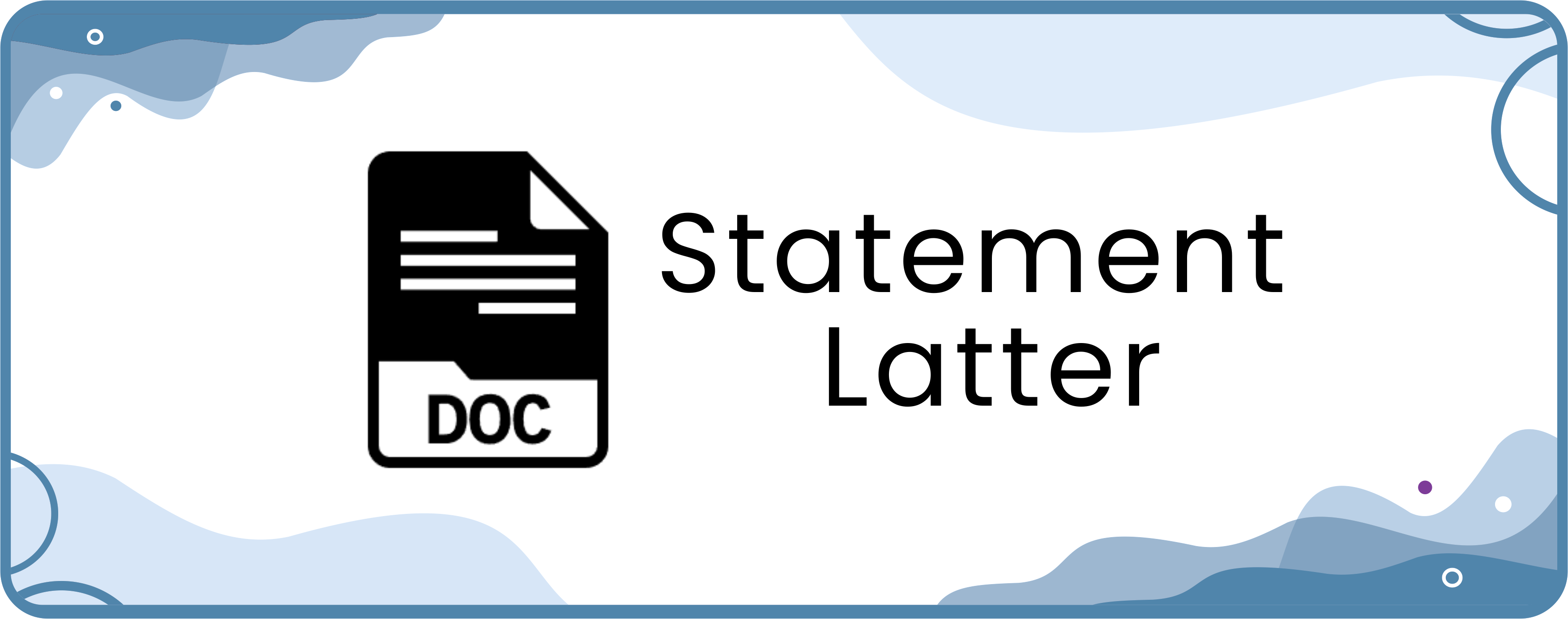 Statement Letter