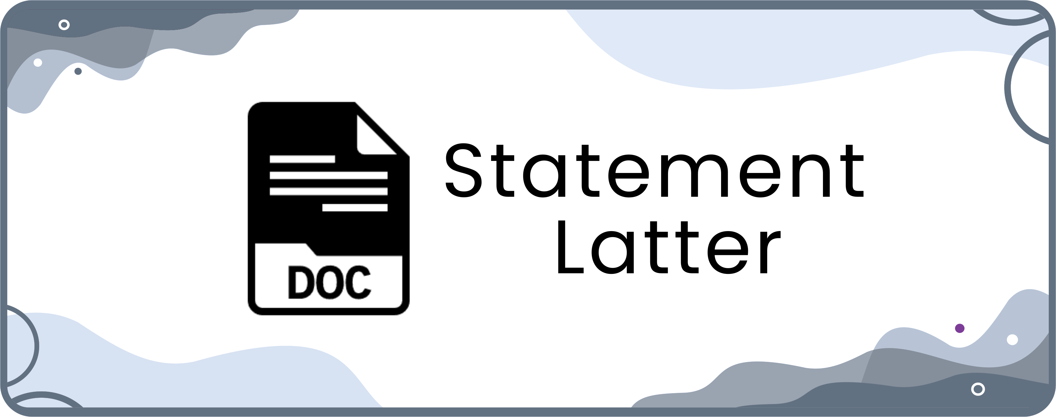 Statement Letter