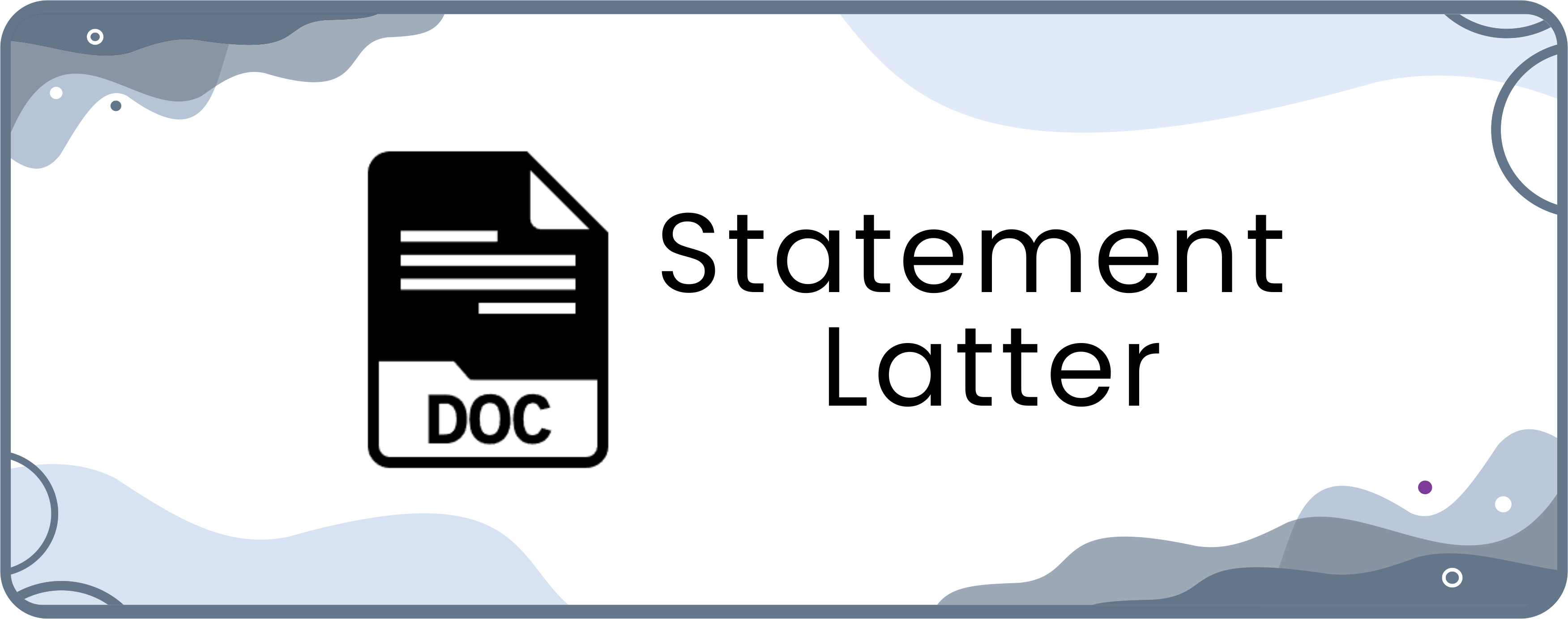 Statement Letter